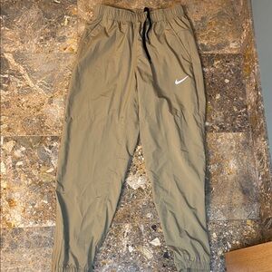 Nike Khaki Jogger Pants with White Logo